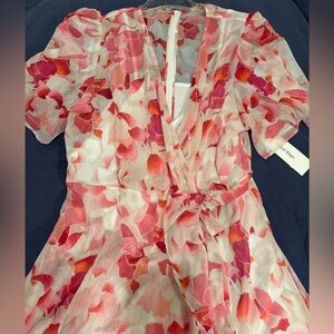 Calvin Klein Floral Wrap Dress